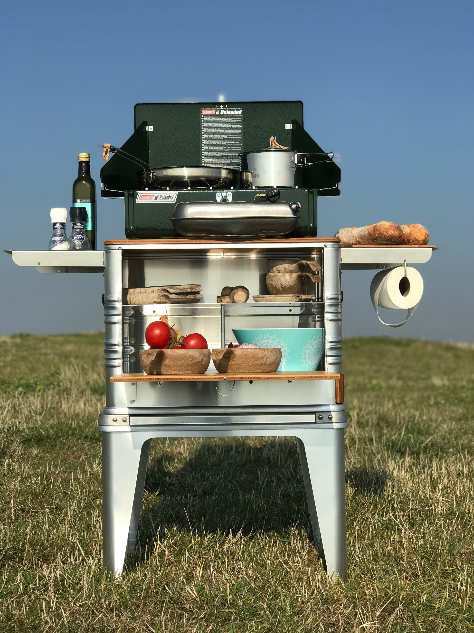 camp küche Dock Outdoors Camp Kitchen – Die mobile Premium-Küche im robusten Zarg – campervanspot.com Online-Store – Weniger Kram. Mehr Qualität
